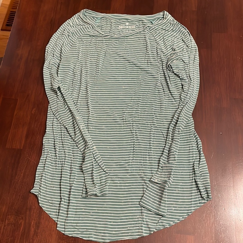 American Eagle stripped long sleeve